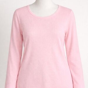 Northern Reflections Pale Pink Long Sleeve Crewneck Top